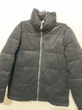 Levi's Black Corduroy Puffer Jacket